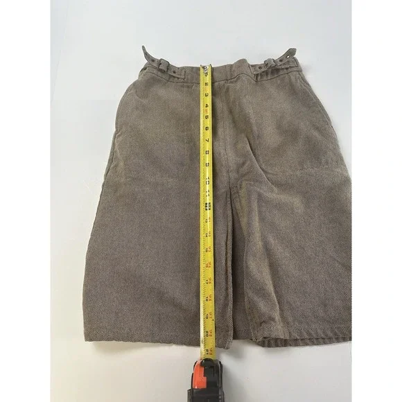 Free People Women's Size Small A-Line Cotton Skirt Beige Pockets - Picture 3 of 6